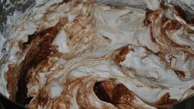 шоколадное тесто на белках