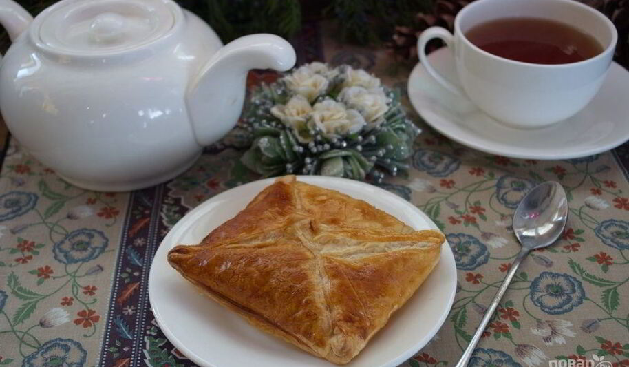 Рецепт слоеного бездрожжевого теста с творогом