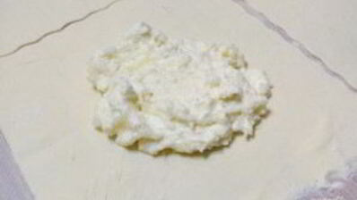 слоеное бездрожжевое тесто с творогом