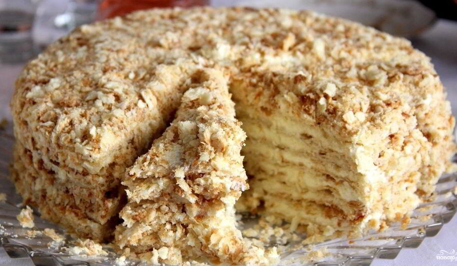 Рецепт слоеного теста дли наполеоны