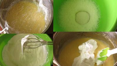 бисквитный торт с ежевикой и мятным кремом шибуст