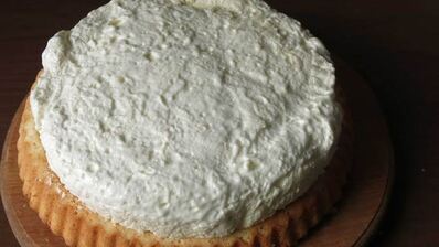 бисквитный торт с ежевикой и мятным кремом шибуст