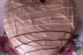 Быстрый торт со сливочно-шоколадным кремом