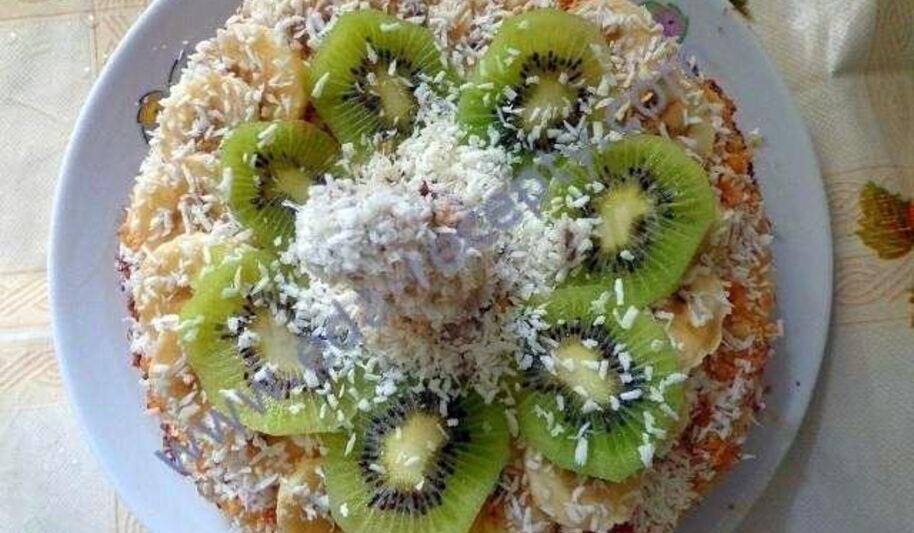 Рецепт фруктового торта блинного крепвиль тропический