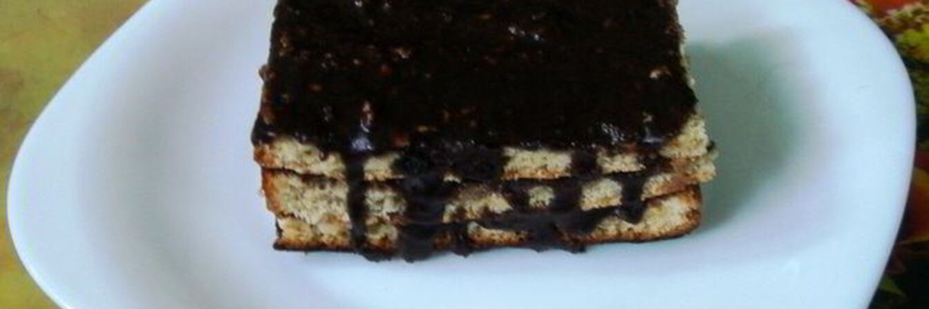 Кофейный бисквит с шоколадным кремом