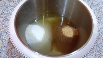 морковный торт с облепихово-мандариновым кули