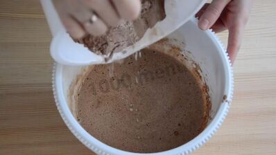 шифоновый бисквит шоколадный