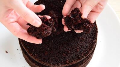 шифоновый бисквит шоколадный