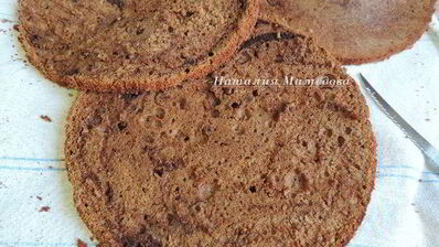 шоколадный бисквит