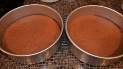 шоколадный воздушный торт