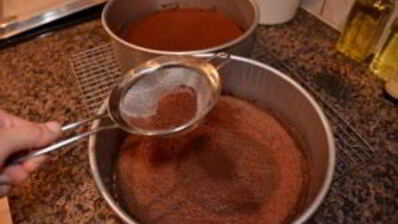 шоколадный воздушный торт