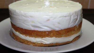 торт ананасово-кокосовый