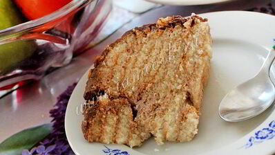 торт черепаха со сметаной