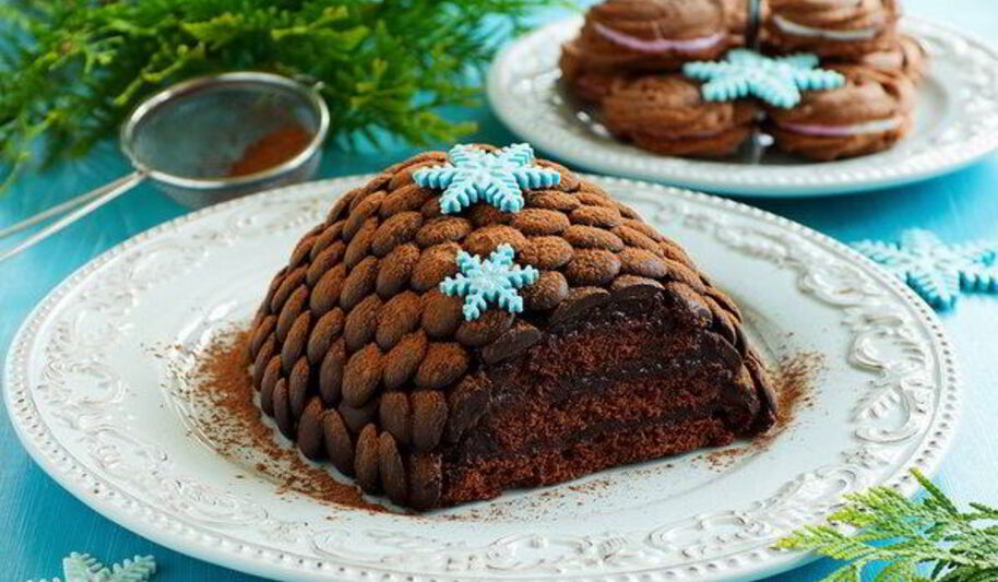 Рецепт торта еловая шишка с шоколадом