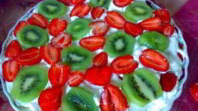 торт из пряников и бананов