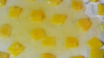 торт кокос-ананас