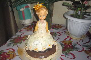 Торт кукла