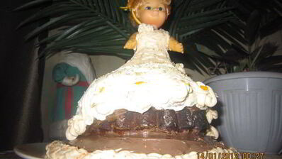 торт кукла