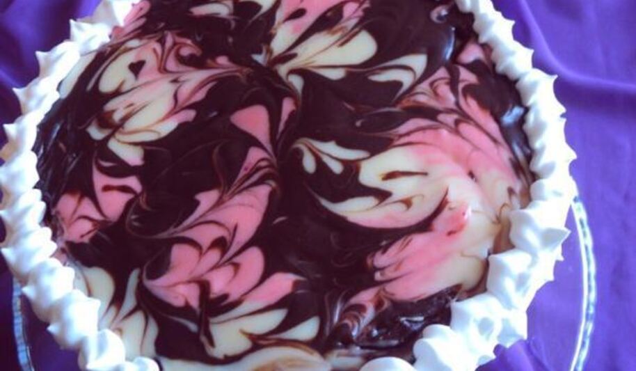 Рецепт торта малиново-шоколадный фентази