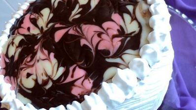 торт малиново-шоколадный фентази