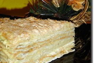 Торт наполеон с заварным кремом классический