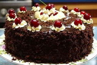 Торт Пьяная вишня по-домашнему