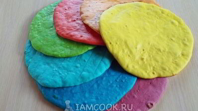 торт радуга