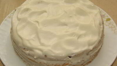 торт с карамельными апельсинами