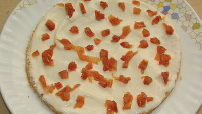 торт с карамельными апельсинами