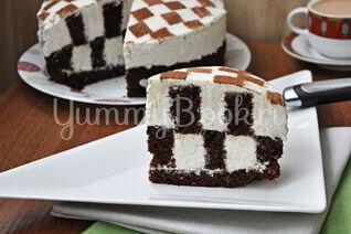 Торт Шахматная доска