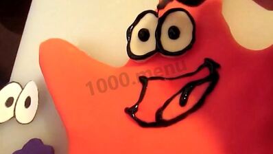 торт звезда патрик