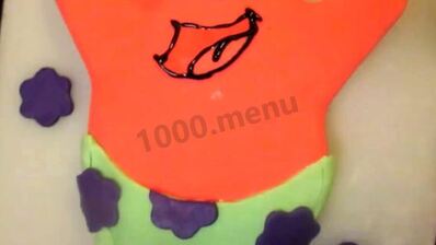 торт звезда патрик