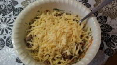 яично-мясной тортик со вкусом шавермы