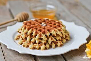 Диетические вафли в вафельнице