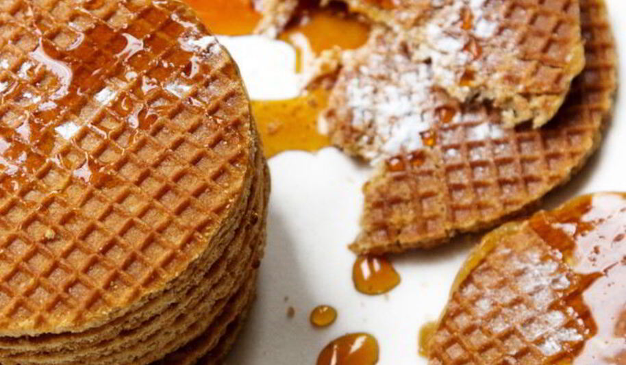 Рецепт голландских вафель с карамелью