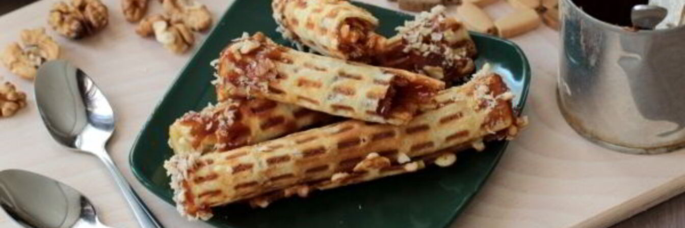 Трубочки со сгущенкой