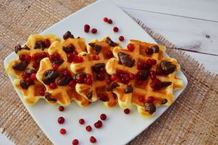 Творожные вафли