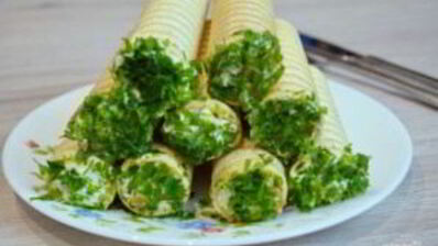 вафельные трубочки с начинкой