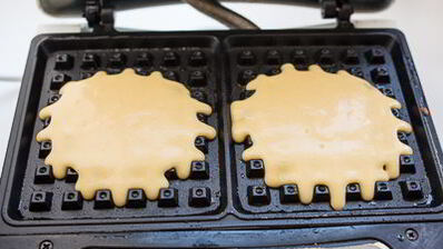 вафли на кукурузной муке с корицей