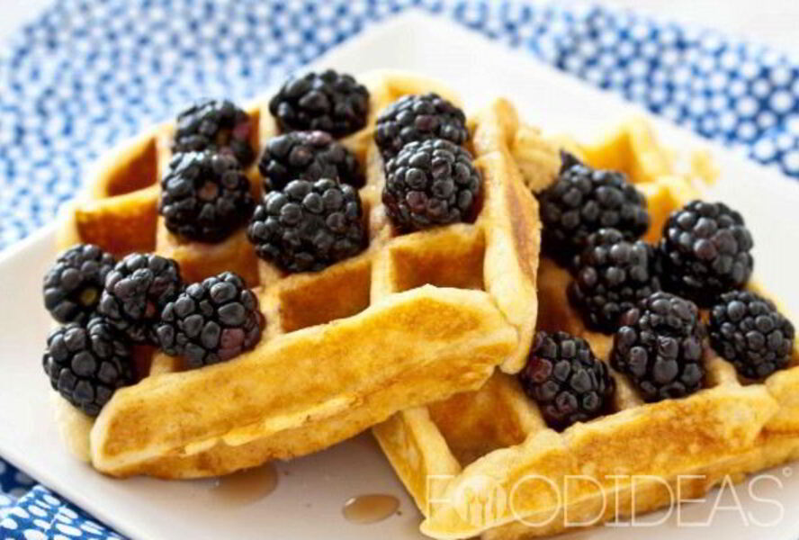 Вафли в вафельнице