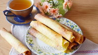 вафли в электровафельнице хрустящие