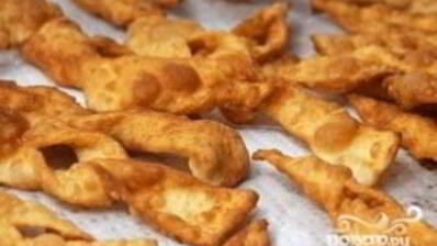 воздушный хворост на кефире