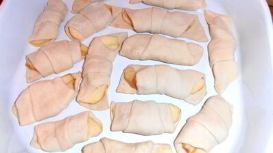 яблочные слойки в лимонадной карамели