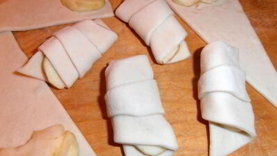 яблочные слойки в лимонадной карамели