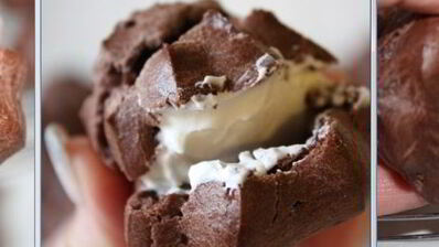 шоколадные профитроли со сливочно-шоколадным кремом