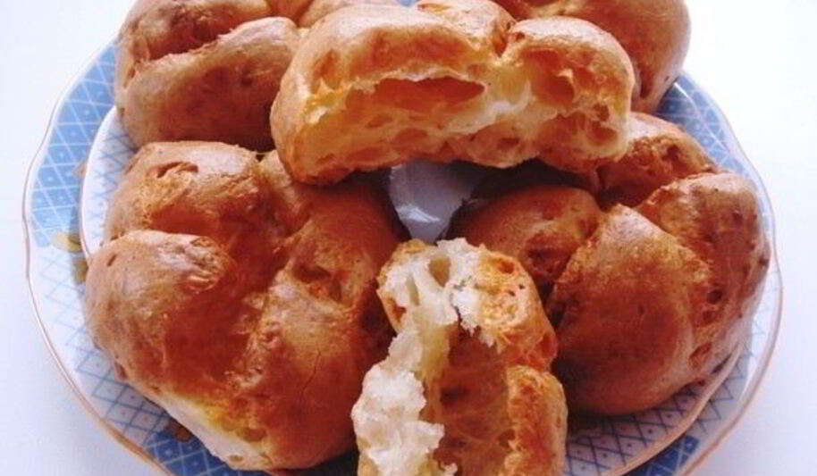 Рецепт сырных профитролей