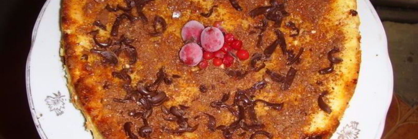 Детская творожная запеканка с манкой