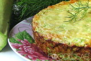 Кабачковая запеканка с фаршем