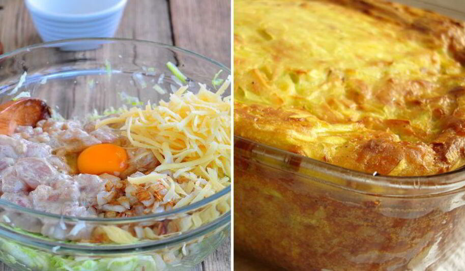 Рецепт кабачковой запеканки с курицей и сыром