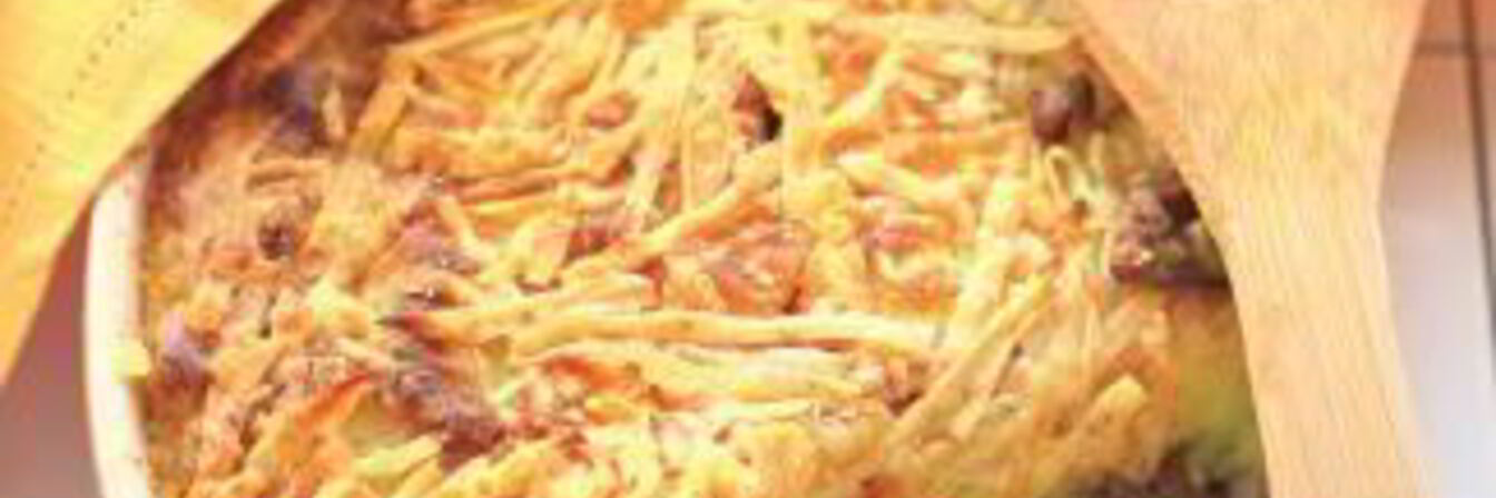 Картофельная запеканка с бараниной